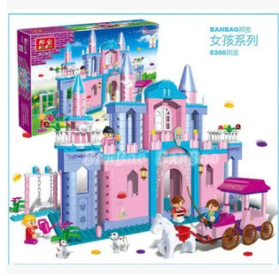 8360 580pcs Girl's Dream Constructor Model Kit Blocks Compatible LEGO Bricks Toys for Boys Girls Children Modeling
