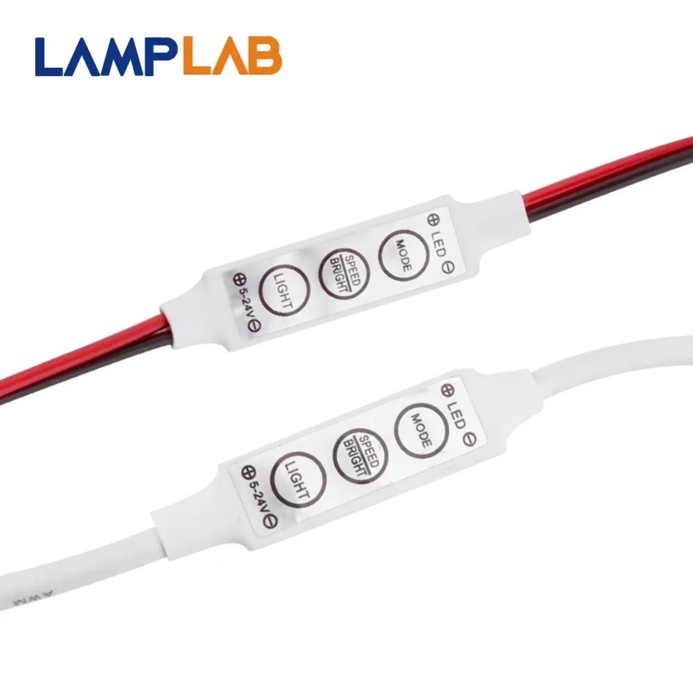 

Mini 3 Key LED Controller for Single Color LED Strip Flexible Dimmer for LED 3528 5050 Tape