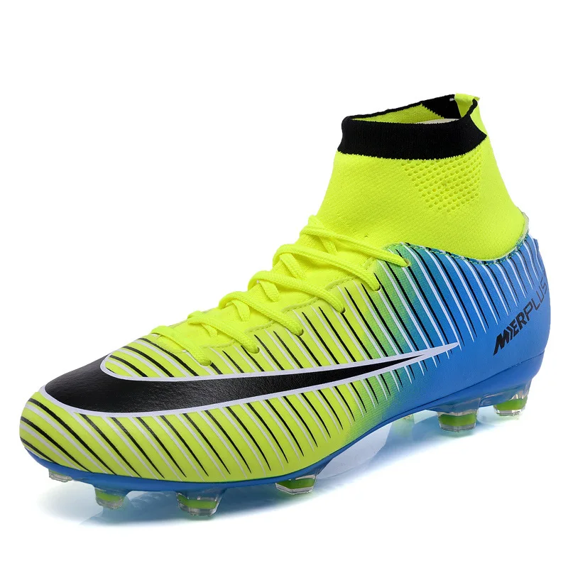 

Kids Shoes Football Boots Outdoor Soccer Cleats Shoes TF/FG Ankle Top Soccer Training Sneakers Child Sports Shoes