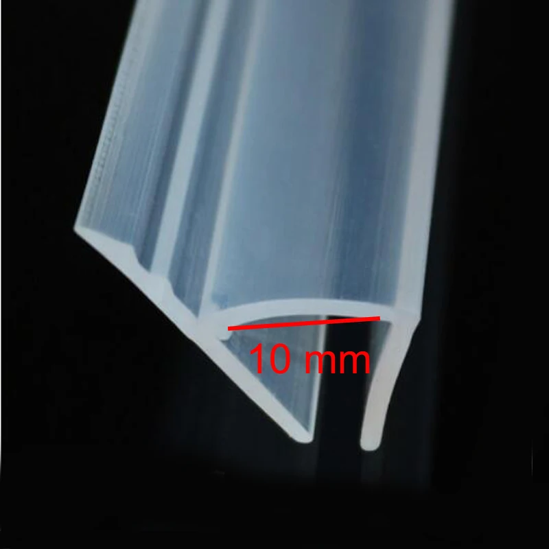 

h shape shower door window silicone rubber glazing sealing strip weatherstrip for 10mm glass