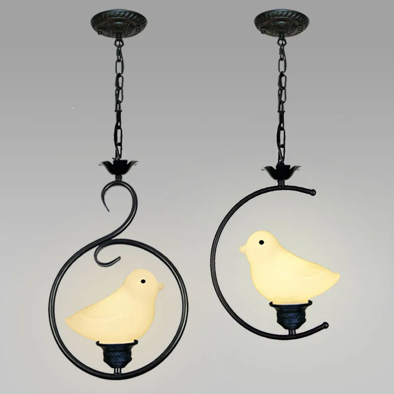 Modern Personalized creative birds design night light dining chandelier lighting for indoor