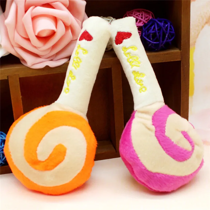 Cute Lollipop Pet Squeak Toys Plush Sound Play Dog Toys For Small Large Dogs Cats Puppy Molar Chew Toys Wholesale #F#40AT31 (7)