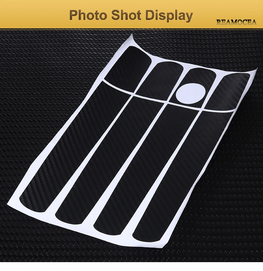 Reamocea Carbon Fiber Car Door Handle Sticker For Ford Focus 2012 2013 For Focus Hatchback 2006 - 2010 Escape Kuga 2013 (13)