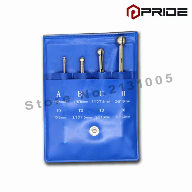 4 Sizes HOLE GAUGE Telescoping Gauges Set Full Ball Type Gauge 3 13mm