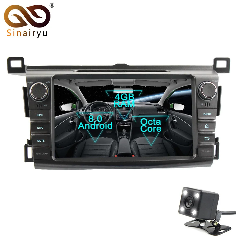 Sinairyu Android 8 0 Octa Core Car DVD Player for Toyota RAV4 RAV 4 2013 2015