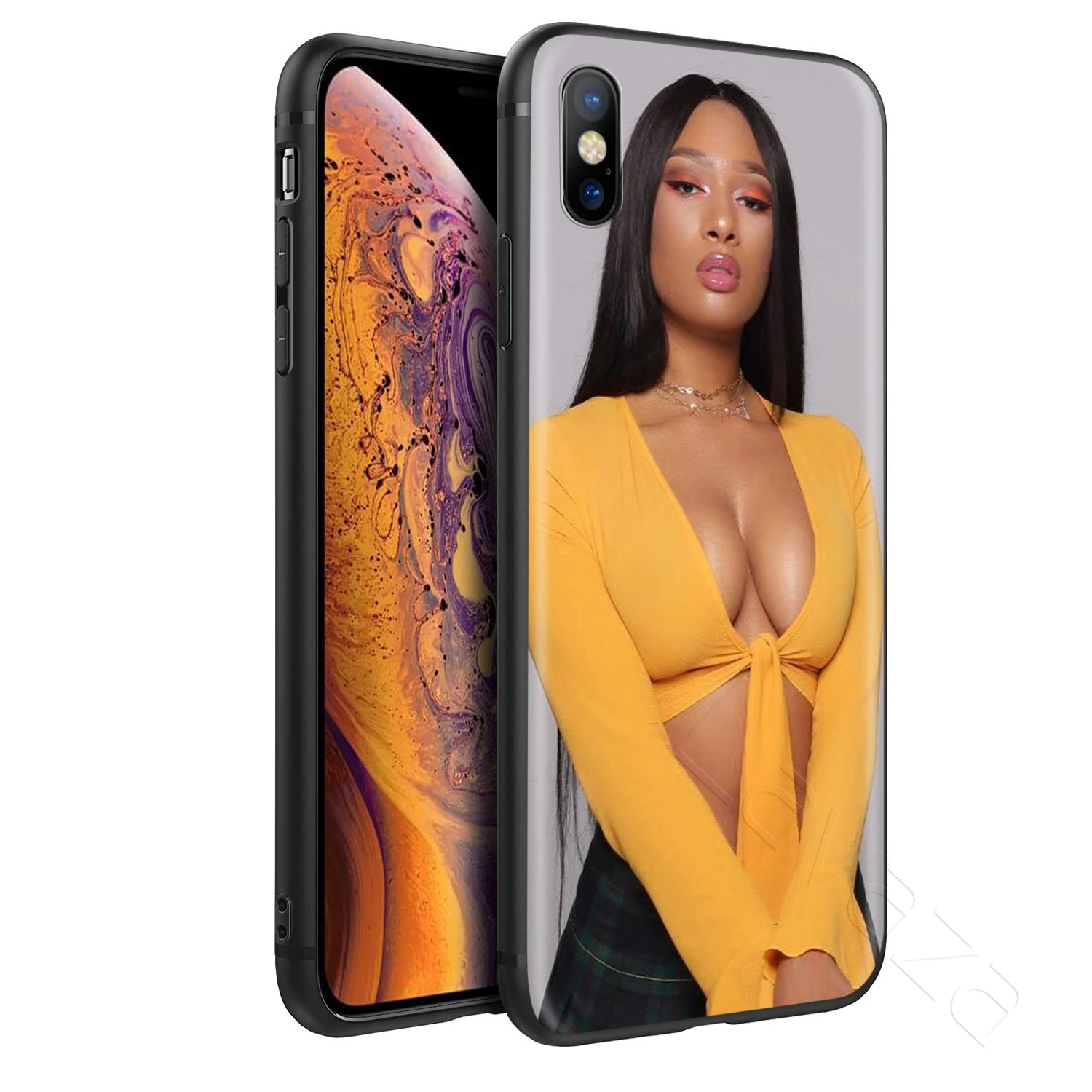 Lavaza Megan Thee Stallion Case for iPhone 11 Pro XS Max XR X 8 7 6 6S Plus 5 5s se