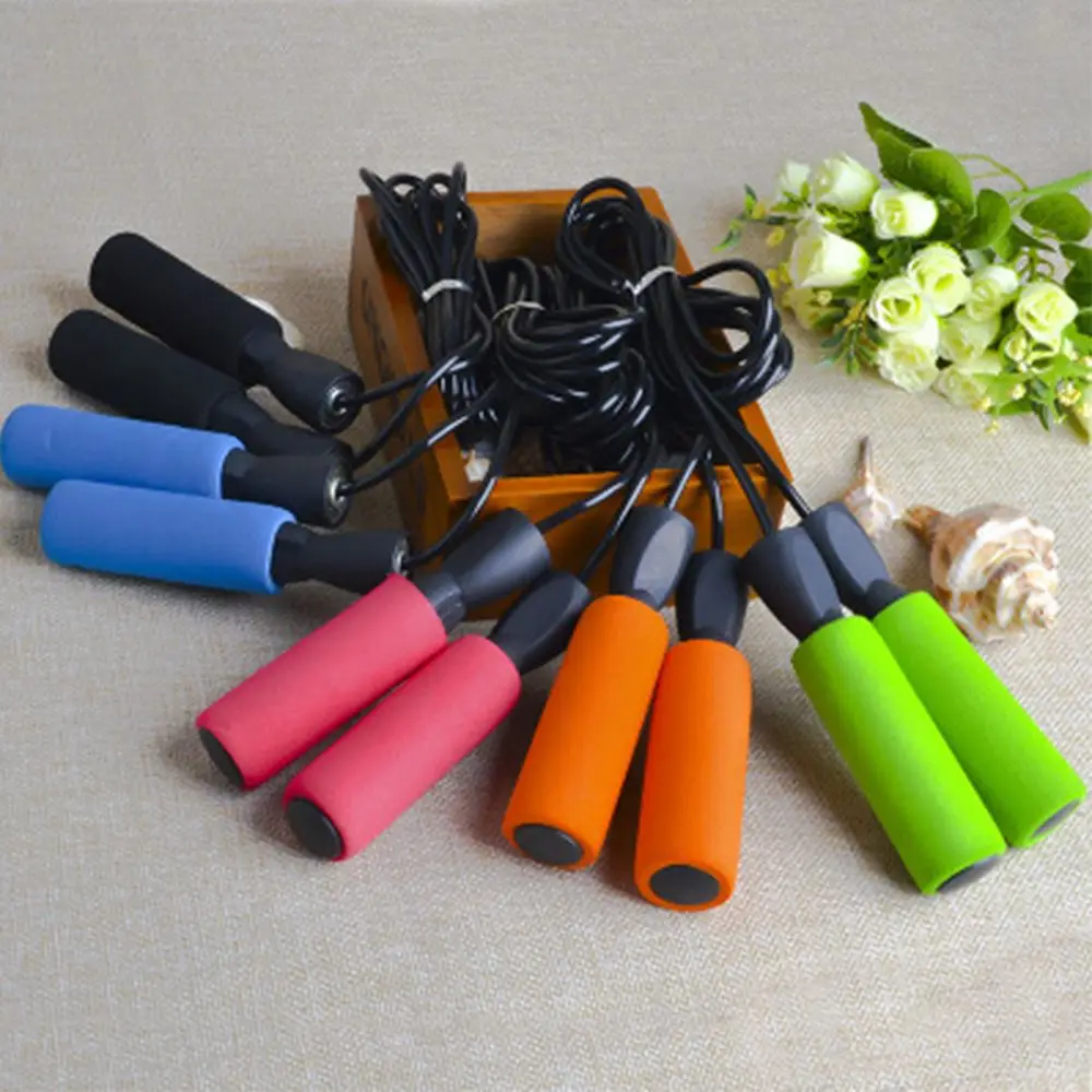 

Adjustable Sponge Handle 2.8m High Speed PVC Unisex Skipping Rope Length Adjustable Jump Rope Fitness Equipment Skip Rope
