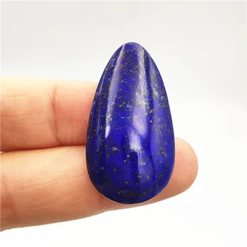 

Natural Blue Lapis Lazuli Pendant Water Drop Women Men Anniversary Party New Gift 34x19x6mm Stone Crystal Necklace Pendant