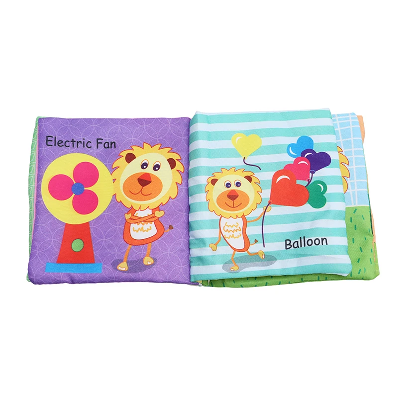 Baby Early Education Soft Cloth Books Learning Education Unfolding Activity Toys