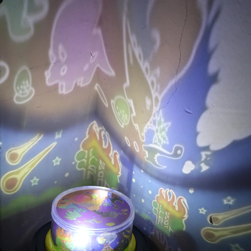 dinosaur night light projector