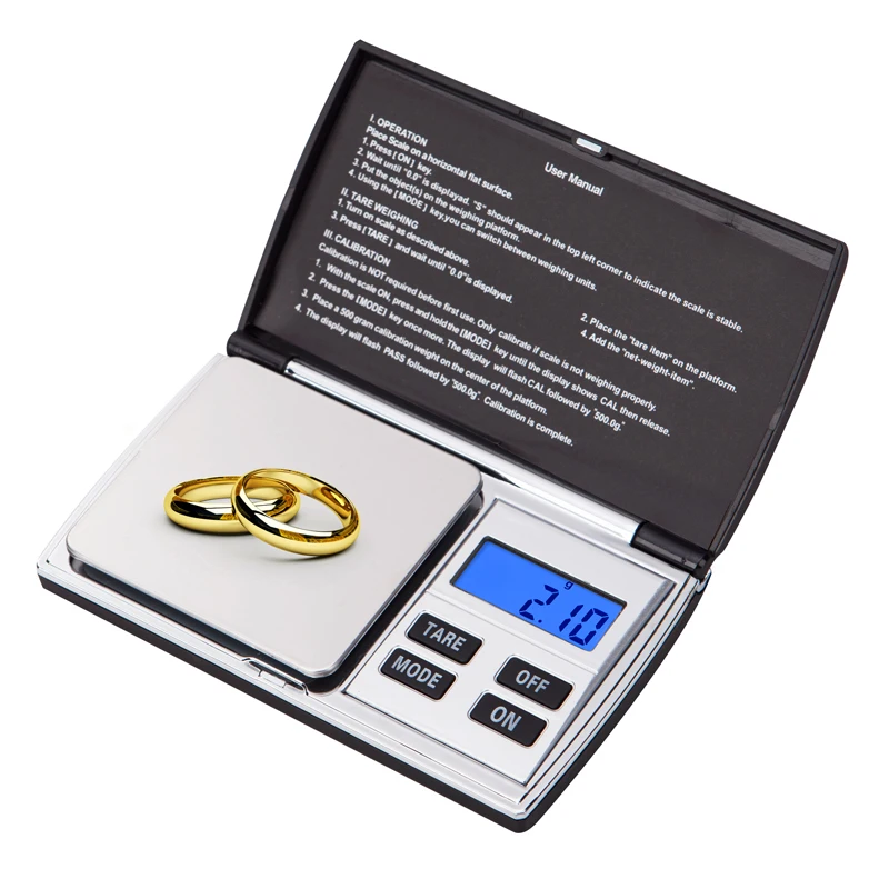 

Mini Pocket Precision 0.01g Digital Scale for Gold Sterling Silver pills Jewelry Scales Balance Gram Electronic Weight Scales