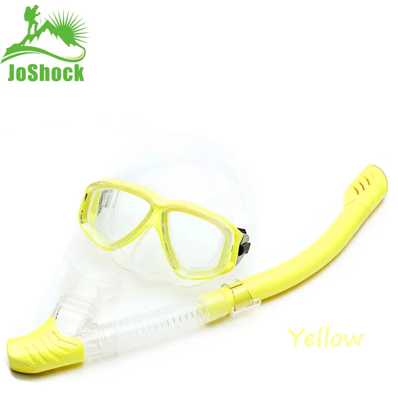 JOSHOCK Brand Professional Skuba Diving Mask Goggles Wide Vision Watersports Equipment With Anti-fog One-piece lens Underwater
