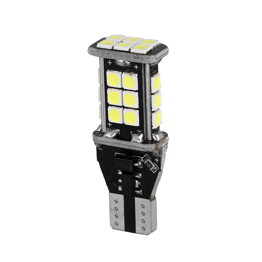 2 шт. T15 W16W 921 912 супер яркий 3030 24 SMD светодиодный CANBUS без ошибок автомобильный резервный фонарь лампа задний фонарь