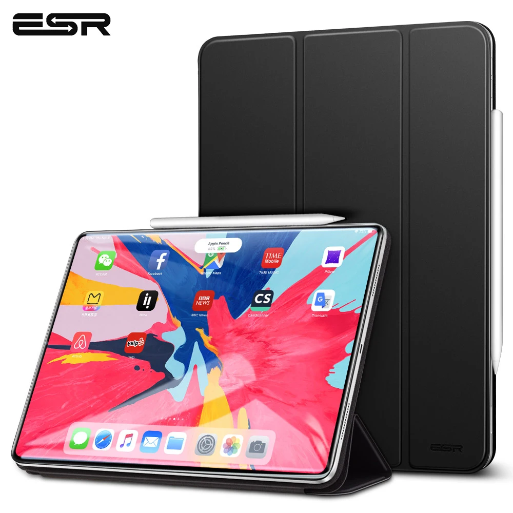 ESR Smart Case for iPad Pro 11 2018 Cover Trifold Stand Case Attachment