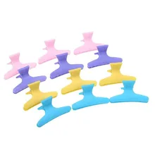 12 шт., женские заколки для волос, 8 см, пластиковые заколки для волос, женские заколки-крабы для волос, женские аксессуары для макияжа