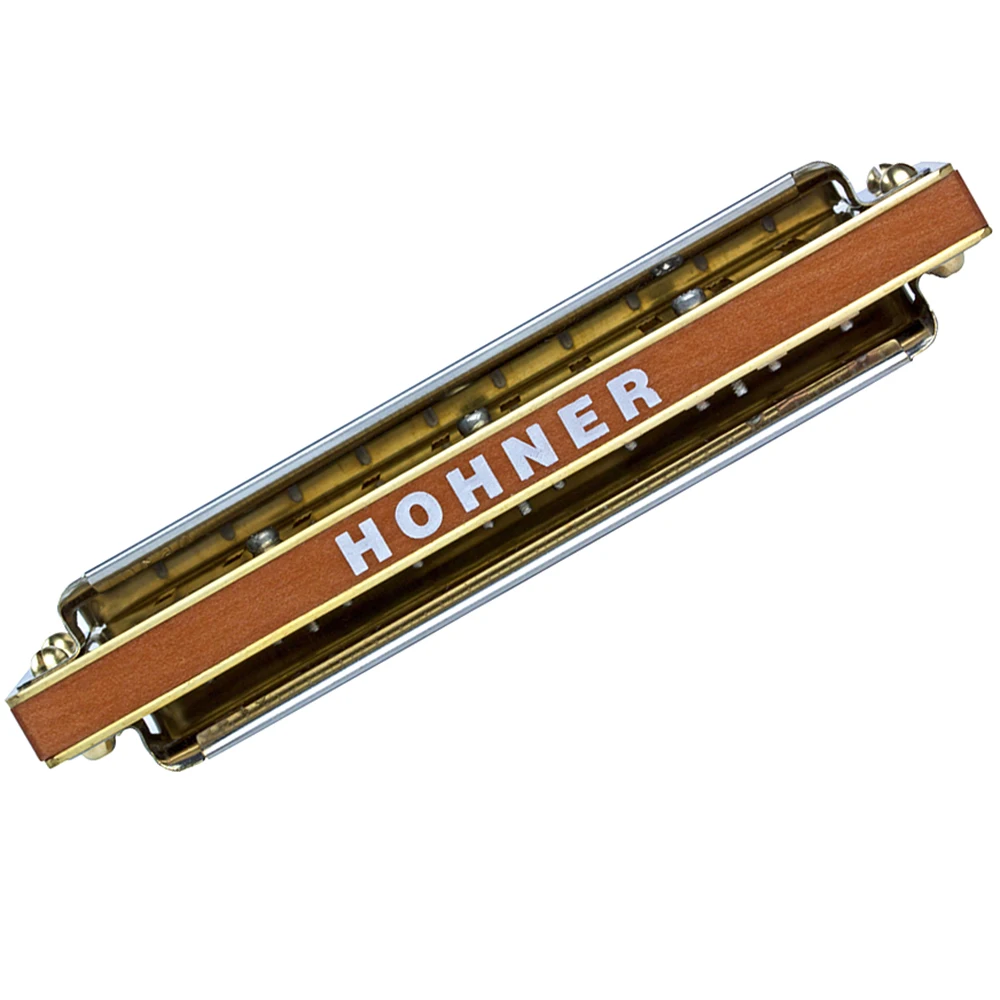 Hohner البحرية الفرقة ديلوكس سلم موسيقي 10 حفرة هارمونيكا الفم الجهاز Instrumentos مفتاح C البلوز القيثارة Pearwood مشط آلات موسيقية
