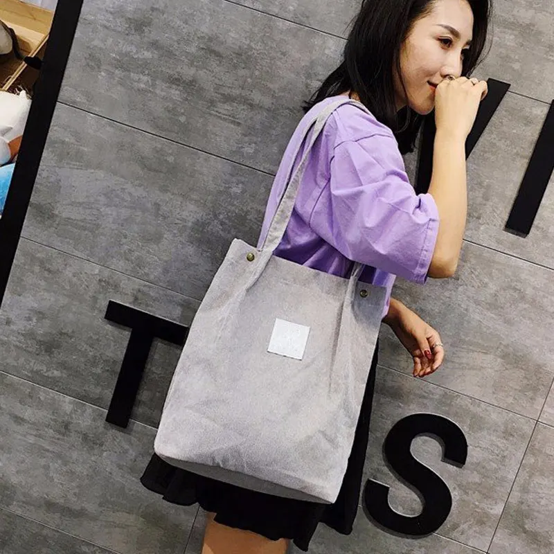 

1pcs Women Corduroy Chic Shoulder Shopping Tote Package Crossbody Bags Handbag Best Sale-WT