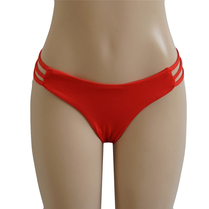 Women Swimming Trunks Bottom Sexy Low Waist Summer Beach Shorts Quick Drying Swimwear Briefs Female Swim Pants #FS#4JU05 (3)