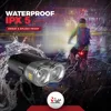 Linkbest 500 Lumen USB Rechargeable Bike Light 3000mAh Battery Bicycle Light-Fits ALL Bikes ► Photo 2/5