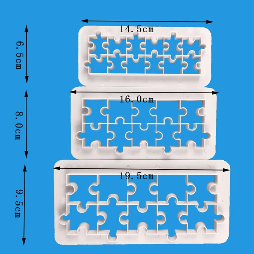 3 шт помадка печатная форма Шестигранная головоломка форма ромба украшение инструмент торт инструменты пластик Геометрическая Печать печенье кекс