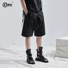 Новая мужская одежда стилист волос GD модные оригинальные уличные брюки с заниженным шаговым швом шаровары большие размеры костюмы 27-44