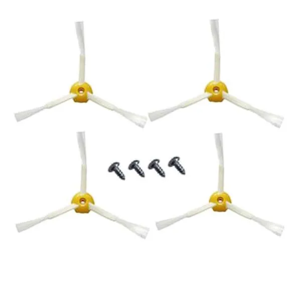 

4 pcs Side Brushes +4 Screw for iRobot Roomba 500 600 700 Series 527 529 550 560 570 595 620 602 630 650 760 770 780 parts