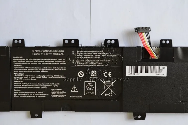 JIGU C31-X402 Laptop battery S400 S400E3317CA for ASUS S500CA S300CA S550CA For VivoBook S400CA S500CA Series N550X47JV-SL 11.1V JIGU C31-X402 Laptop battery S400 S400E3317CA for ASUS S500CA S300CA S550CA For VivoBook S400CA S500CA Series N550X47JV-SL 11.1V