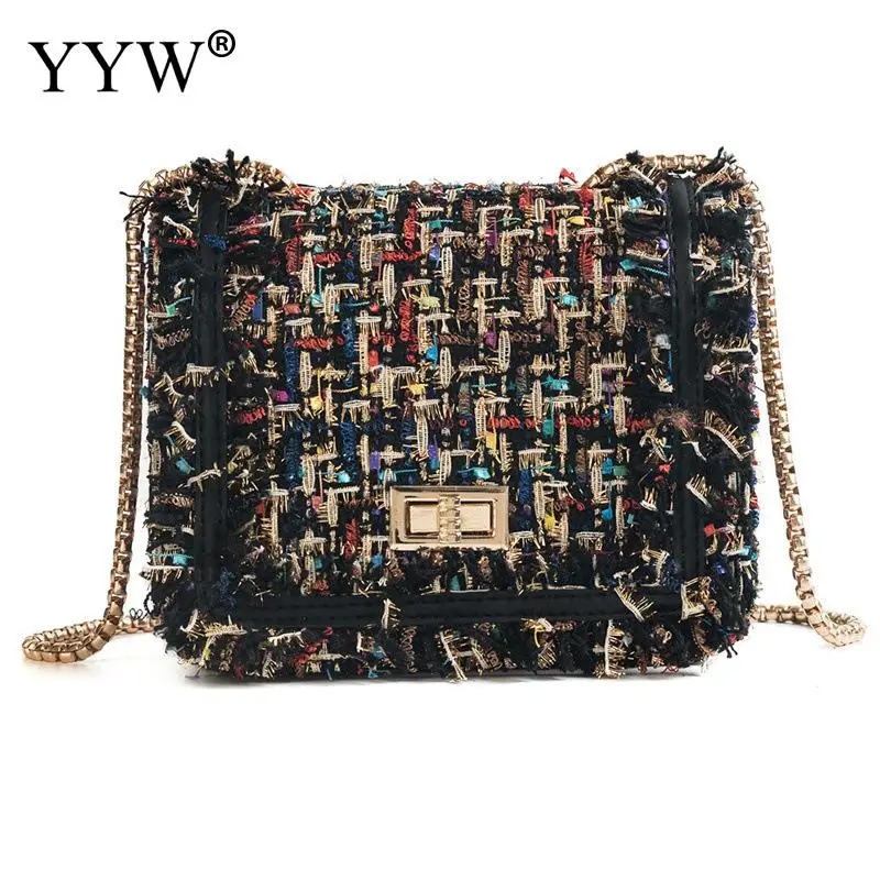 

Vintage Small Bags Women Shoulder Crossbody Purse New Summer Bags Clutch Handbags Plaid Fabric Box Bag For Female 2019