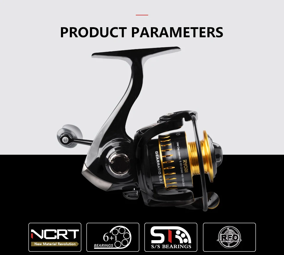 RYOBI POWER ULTRA 5008001000 Spinning Reel Fishing