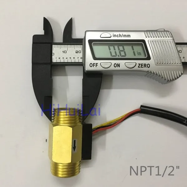 NPT1-2 brass flow sensor meter switch (2)