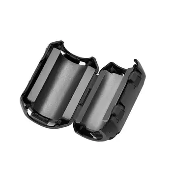 

Inner 9mm 0.35''Black clip EMI filter ferrite bead Clamp RF choke ferrite Cable wire Noise cancel Ferrite ring,150pcs/lot