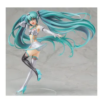 

22cm Japanese Anime Figure Hatsune Miku PVC Action Figure 2012 Racing Girl Ver. Miku Model Collection Doll Toys