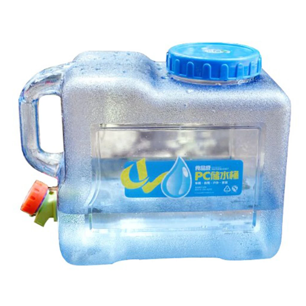 Perfeclan 8L Outdoor Camping Travel Water Carrier Bucket Storage Canister for Travell BBQ Hiking Kitchen Cars Events