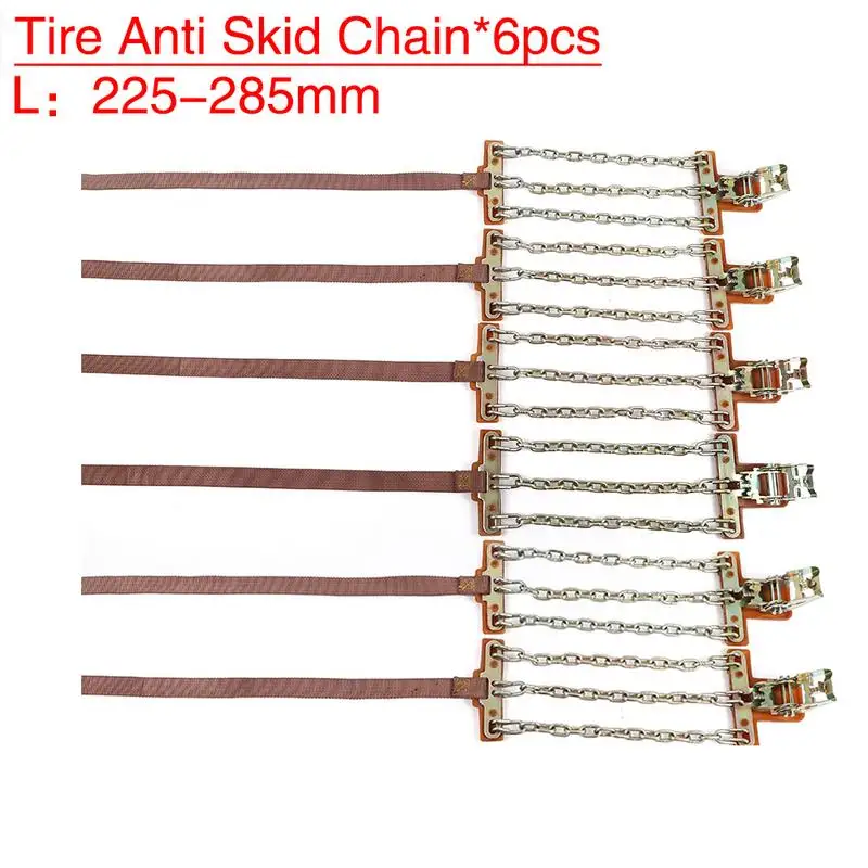 Tire Anti-skid Steel Chain Snow Mud Car Security Tyre Belt Clip-on Chain for Car Truck SUV 4pcs/6pcs Dropship 9.29 - Название цвета: D