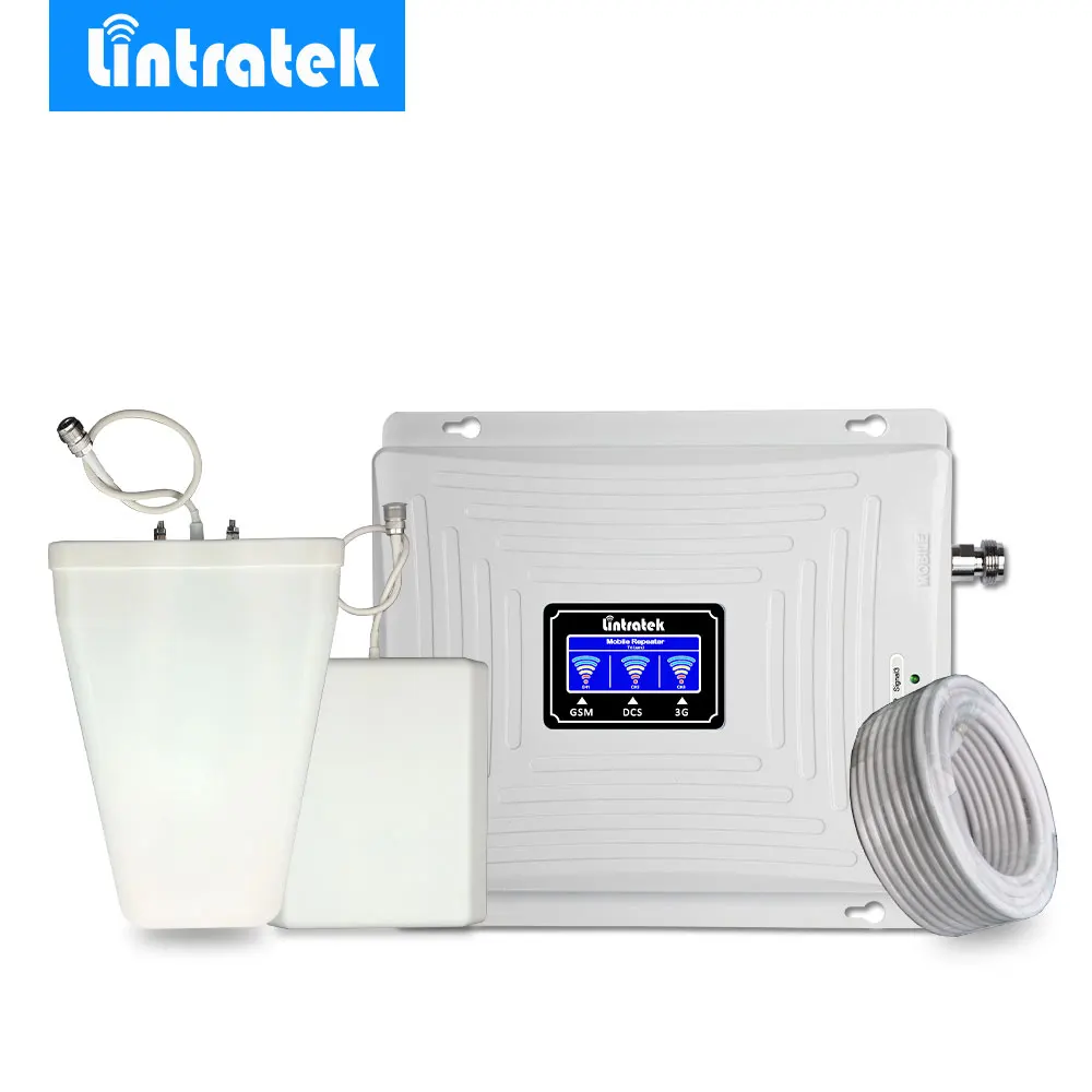 Lintratek Triple Band Cellular Signal Booster 2G 3G 4G 900MHz LTE