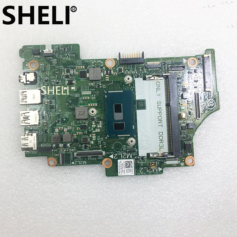  SHELI FOR DELL Inspiron 7352 Laptop Motherboard W/ I7-5500U CPU CN-08H90T 08H90T 8H90T 13321-1 PWR: