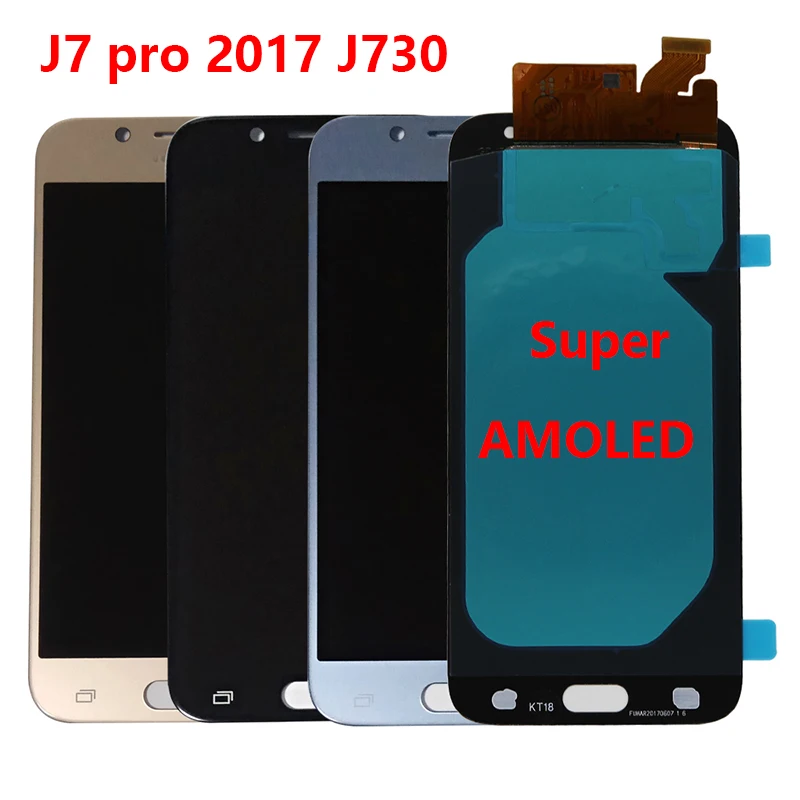 

Original 5.5'' AMOLED Display for SAMSUNG Galaxy J7 Pro J730 LCD For SAMSUNG J7 2017 Display Touch Screen Digitizer J730F