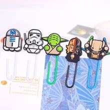 1 шт. новая милая Новинка закладка скрепки Звездных Войн рекламный подарок канцелярский школьный офисный закладки-скрепки Escolar