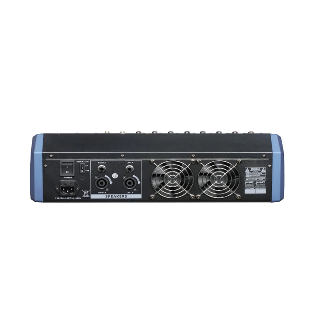 Микшерный пульт рекордер 48 V phantom power monitor AUX effect path 6-16 channel audio mixer USB поставляется с усилителем мощности KV