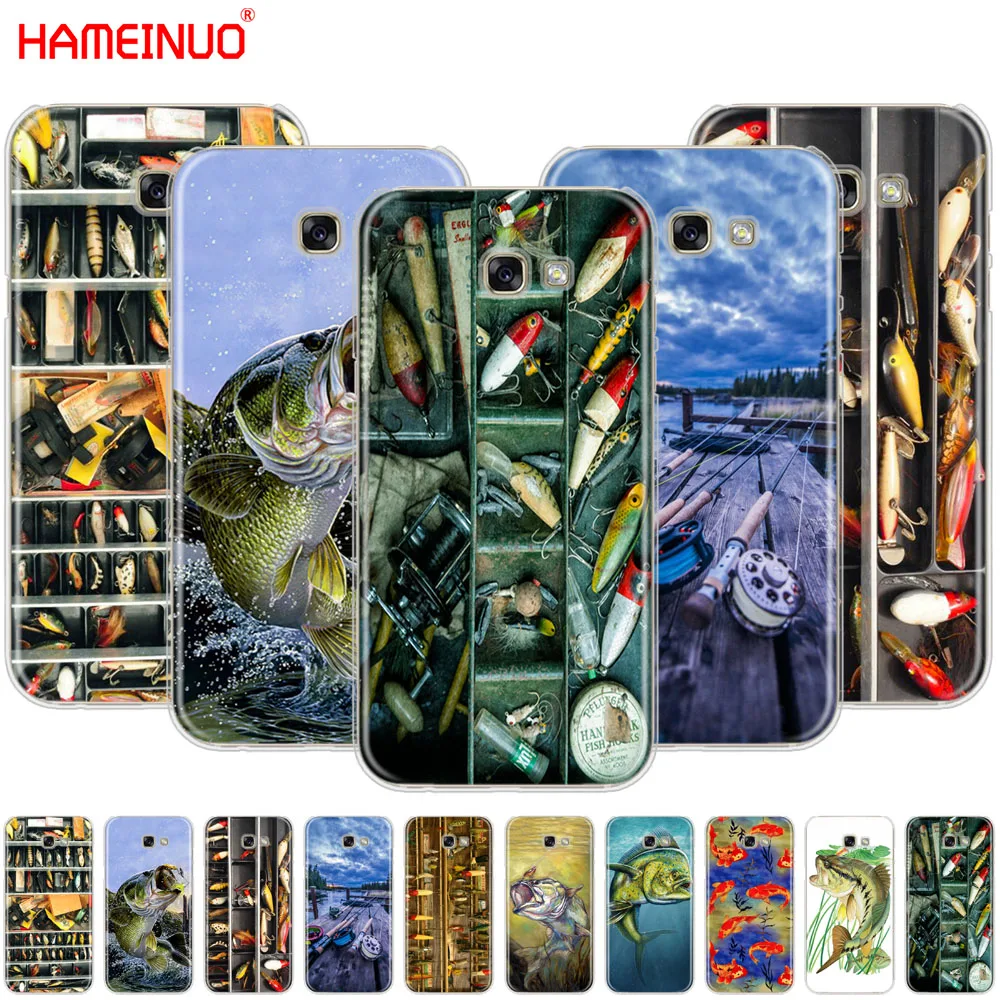

HAMEINUO Fishing gear fish Lake Tackle Box cell phone case cover for Samsung Galaxy A3 A310 A5 A510 A7 A8 A9 2016 2017 2018