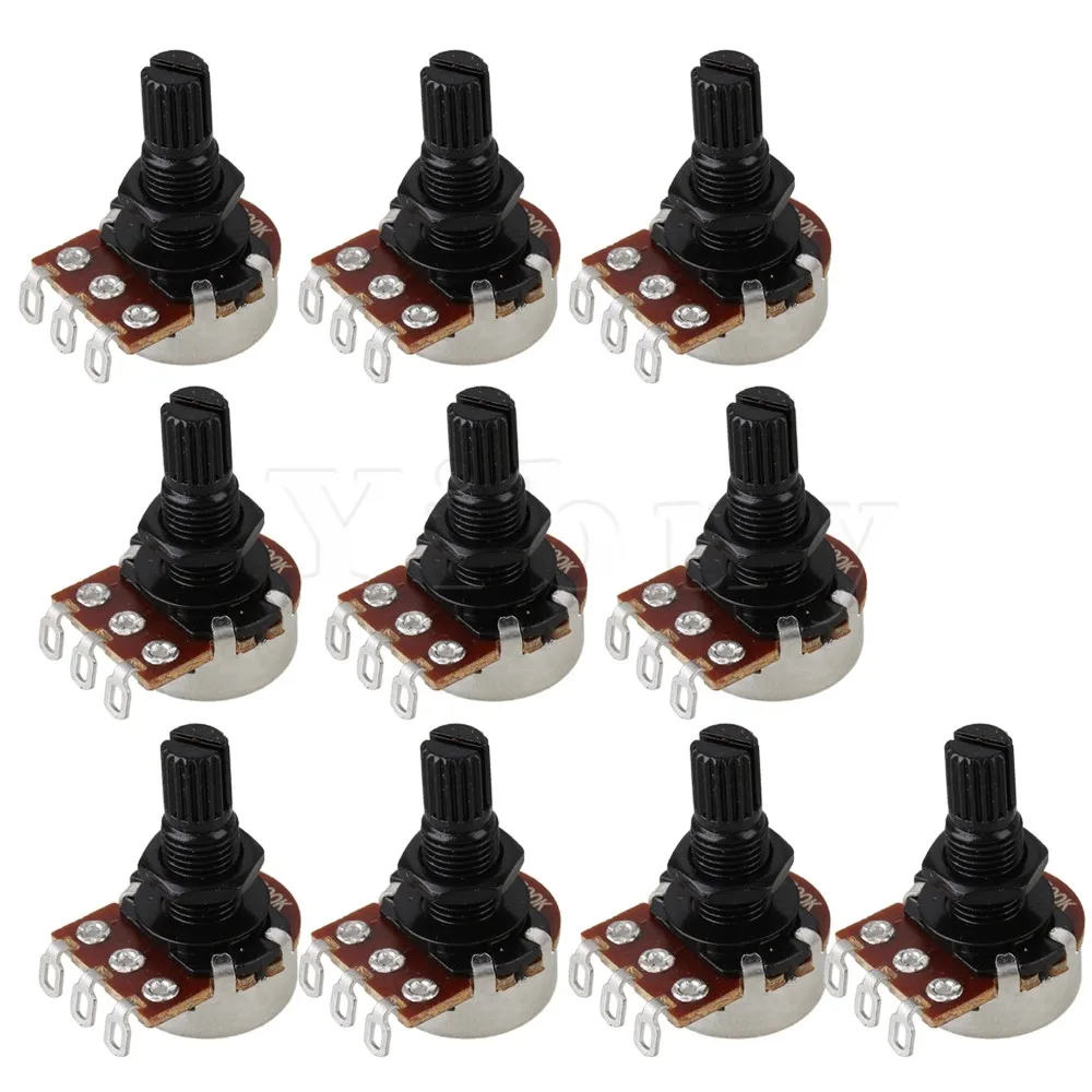 Buy Yibuy B500K Guitar Potentiometer Volume Tone Small Control Switch Pots Set