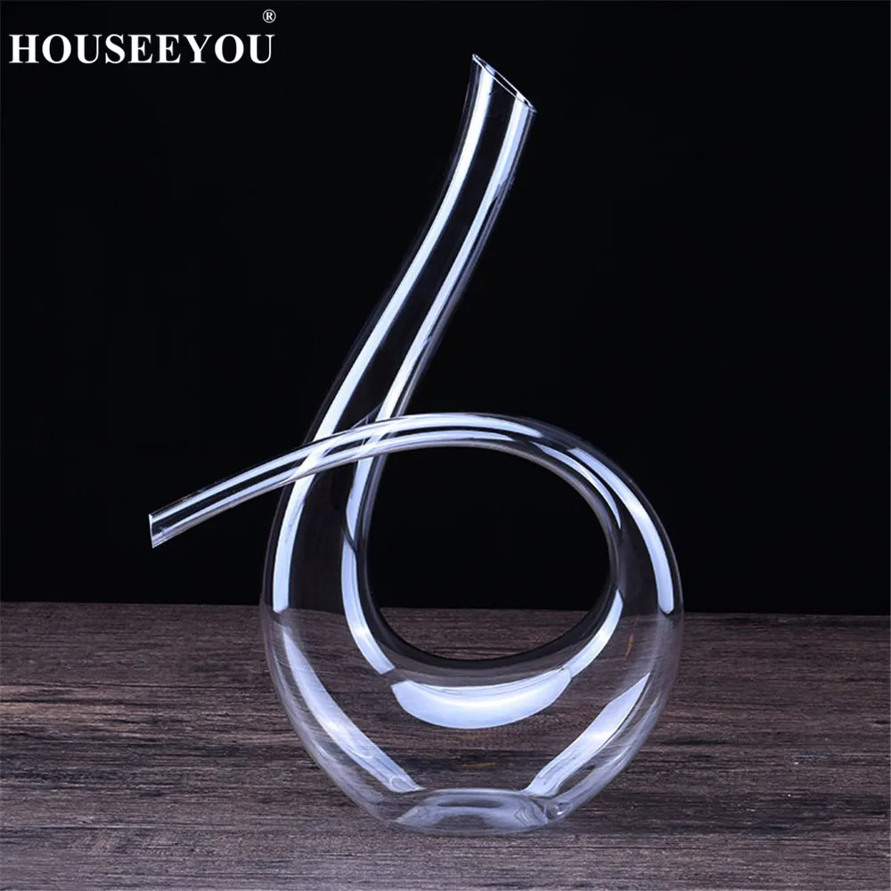 New-Handmade-Crystal-Red-Wine-Pourer-Glass-Decanter-Brandy-Decant-Set-Jug-For-Bar-Champagne-Water