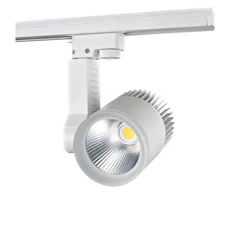 ANJOET 7 W 15 W 20 W 30 W COB LED المسار الإضاءة قضيب ألومنيوم مصباح المصابيح الأضواء iluminacao للملابس الحصري متجر الإضاءة