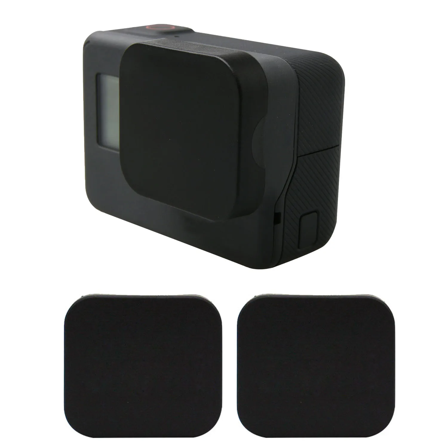 

Gosear 2pcs Lens Cap Protector Cover Frame Protective Cover for GoPro Hero 7 6 5 Sports Camera Accessories