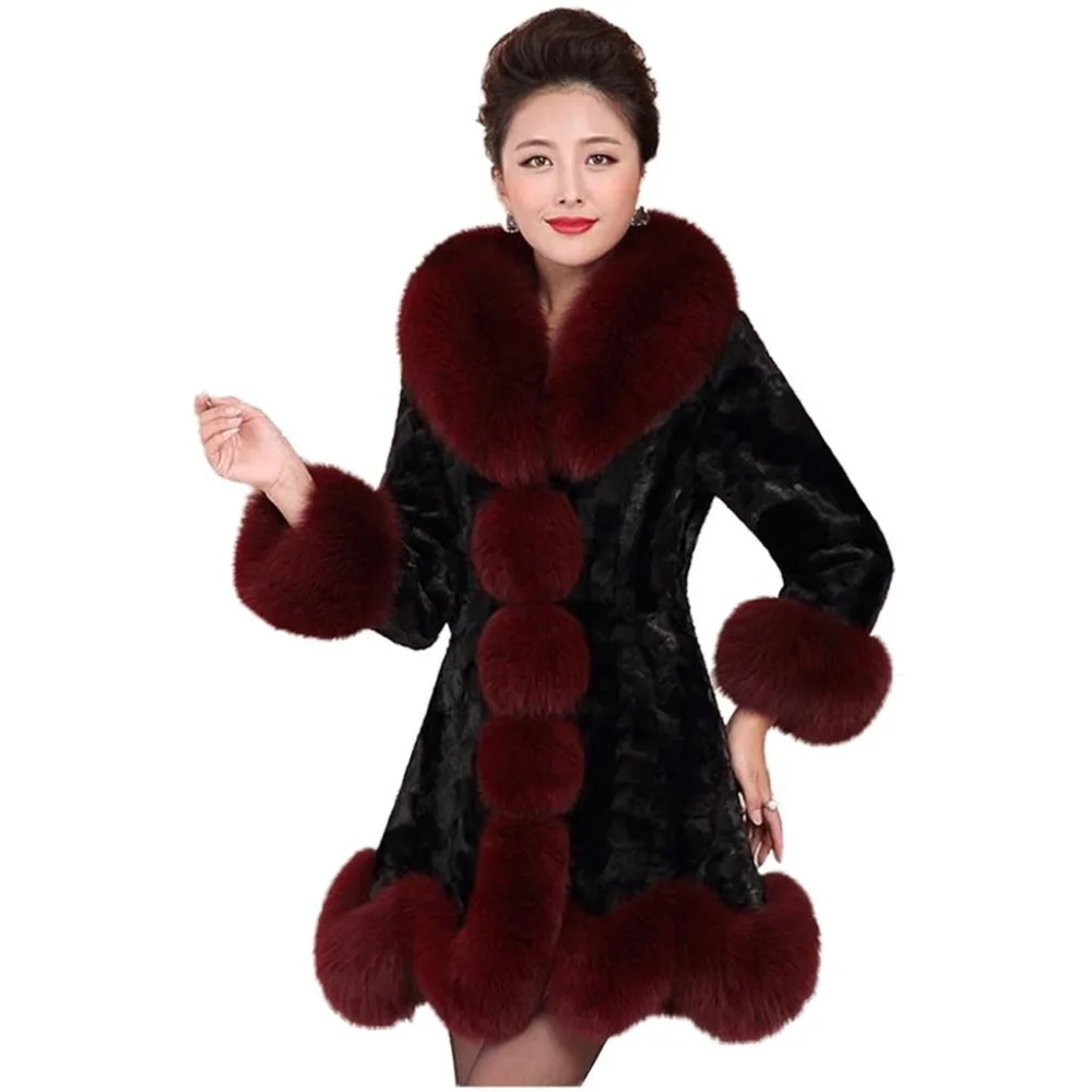 5xl 2019 Véritable Collar Réel V839 Chaud Hiver 100 Red Collar Manteau Naturelle Manteaux Fox Femmes De Nouveaux Col Fourrure Plus Vison Collar Taille sivel Femme black U7OWd