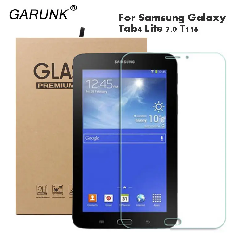 Закаленное стекло для Samsung Galaxy Tab4 Lite 7 0 T116 3 мм 2.5D 9H Взрывозащищенная защитная