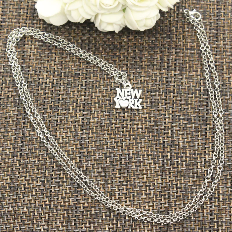 Подвеска в виде сердца Нью Йорка с крестом|cross chain|fashion necklacenecklace fashion |