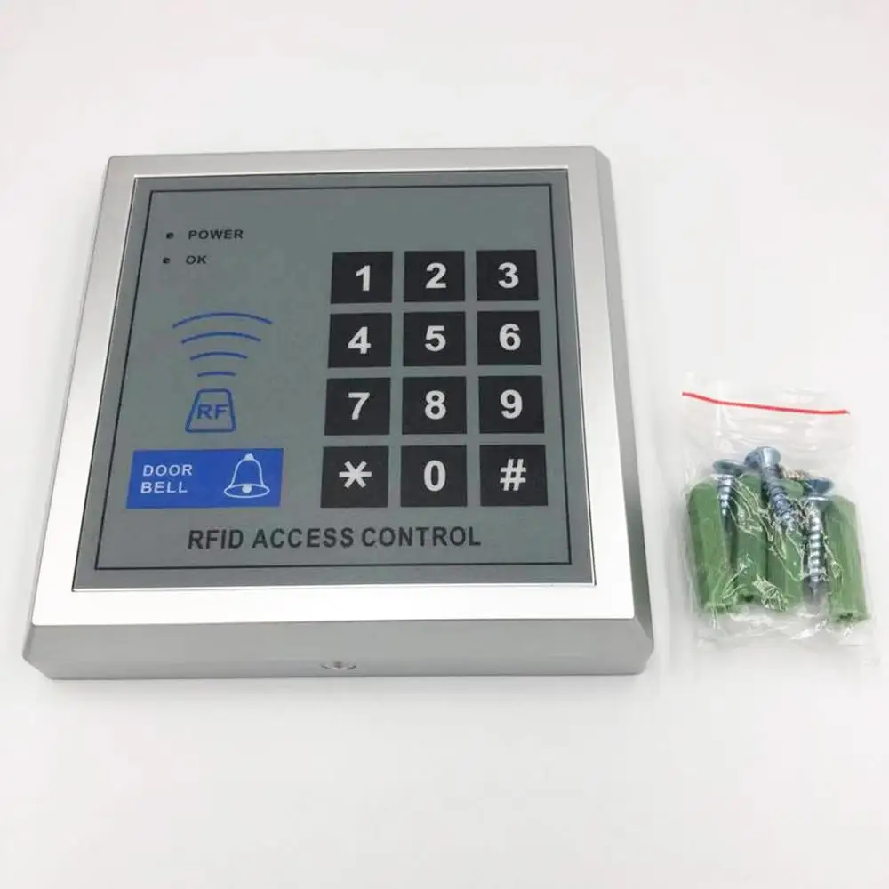 

RFID ID Card Magnetic Door Bell Lock Access Control Keypad Security System Kit