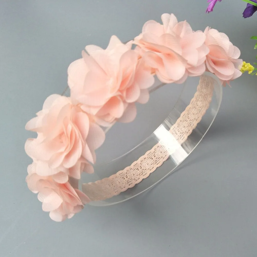 1 шт. детский головной убор ручной работы|hair accessories for children|headband pinkbaby flower headband |