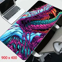 Gaming Mouse Pad XL Large 900*400 Locking edge Rubber Mousepad Gamer CS Go Hyper Beast Mouse Mat Wrist Rest for Computer Laptop